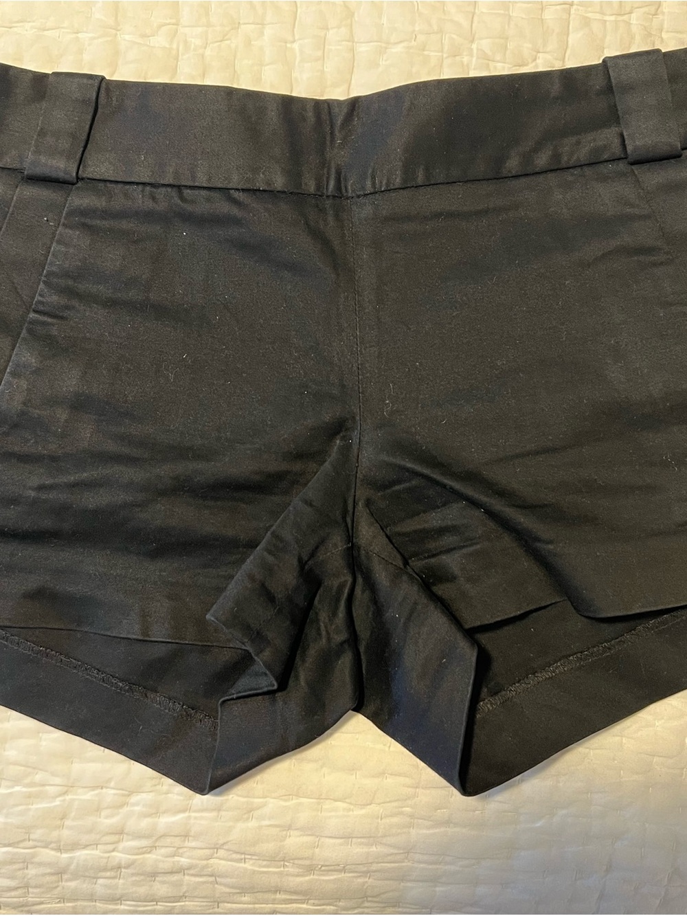 J. Crew Black High-Waist Tailored Shorts